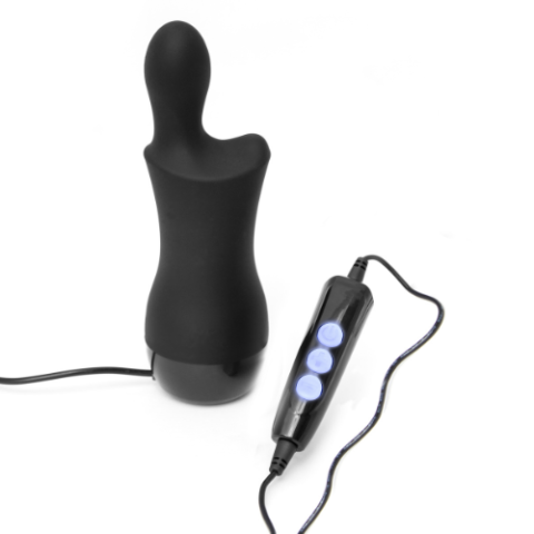 Doxy Skittle Plug In Vibrating Massager Black 1