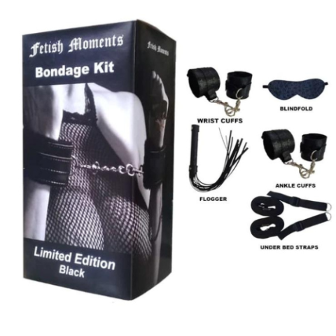 Fetish Moments Bondage Kit Limited Edition - Black