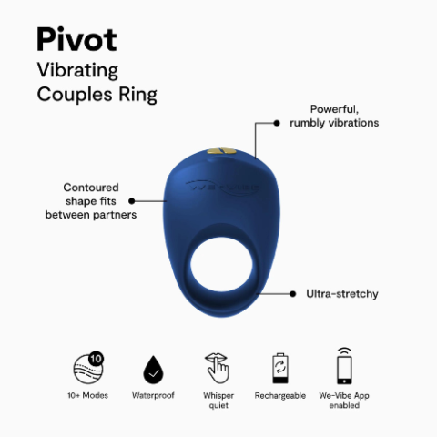We Vibe Pivot Dark Blue C Ring We Connect App Information