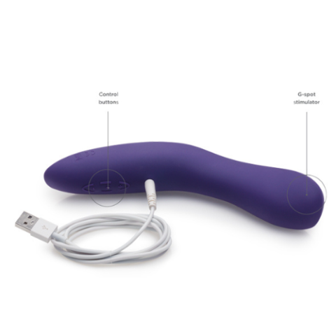 We Vibe Rave Purple G spot Stimulator App Ready with Charger